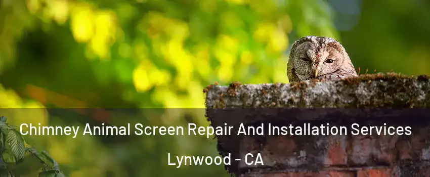  Chimney Animal Screen Repair And Installation Services Lynwood - CA
